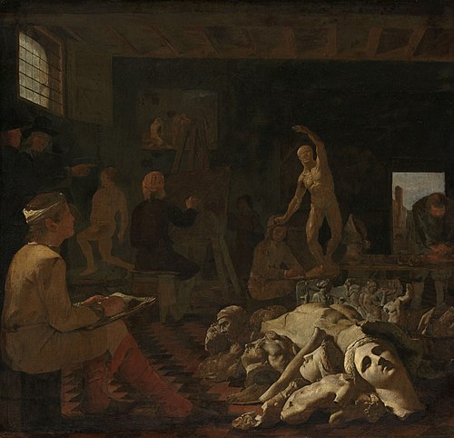 A Painter’s Studio, 1650, Michiel Sweerts