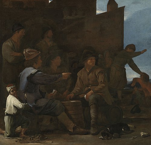 The Card Players, 1650, Michiel Sweerts