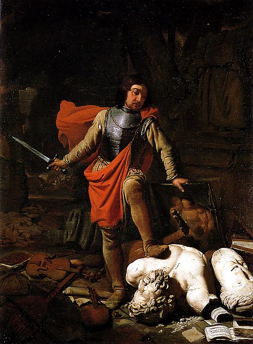 Mars destroying the arts, 1651, Michiel Sweerts