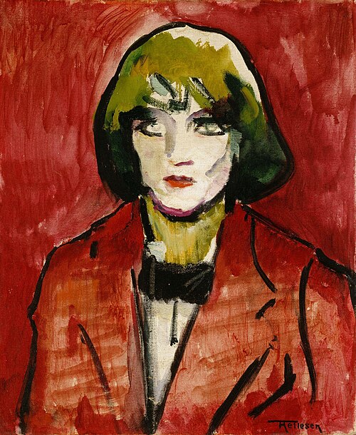 Portrait d'une femme, 1911, Thorvald Hellesen