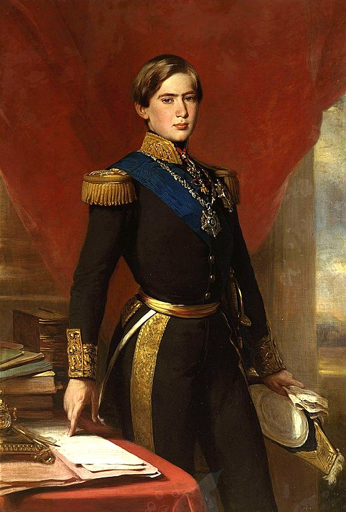 Retrato de D. Pedro V, 1854, William Corden the Elder