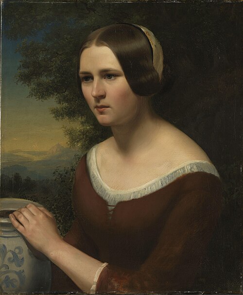 Kvinneportrett, 1847, Hedevig Lund