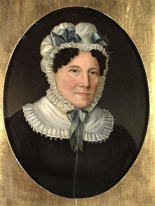Portrait of the Artist's Wife Sigrid, b. Bjerke, 1815, Fredrik Petersen