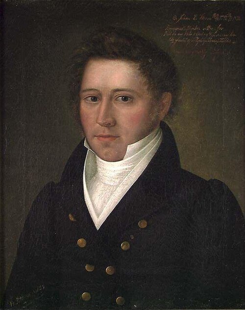 Portrait of Dr. Johan L. Storm, 1825, Fredrik Petersen