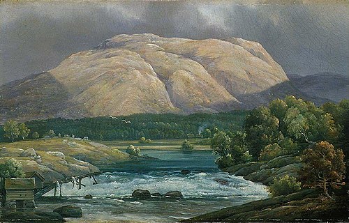 View of Fortun in Luster, 1900, Hans Leganger Reusch