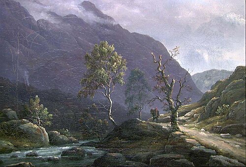 Stream landscape, 1900, Hans Leganger Reusch