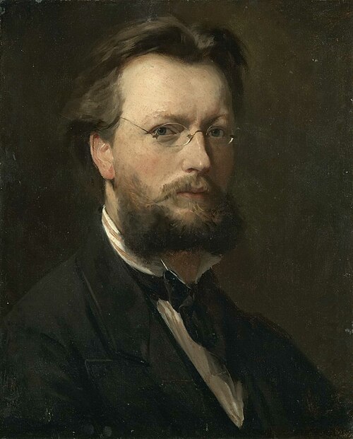 Self-portrait, Christian Meyer Ross, 1880, Christian Meyer Ross
