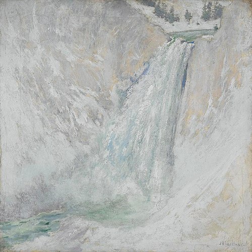 Lower Falls of the Yellowstone, 1895, John Henry Twachtman