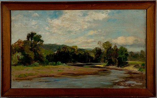Landscape with River, , John Henry Twachtman
