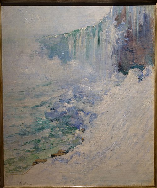 Niagara in Winter, 1893, John Henry Twachtman