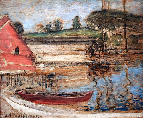 Gloucester Harbor, 1901, John Henry Twachtman
