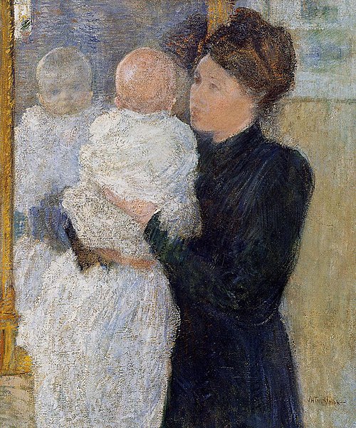 Mother and Child, 1893, John Henry Twachtman