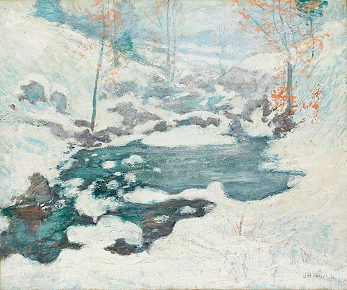 Icebound, 1889, John Henry Twachtman