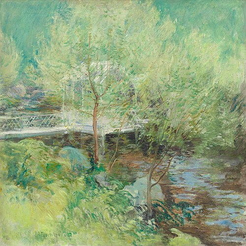 The White Bridge, 1895, John Henry Twachtman