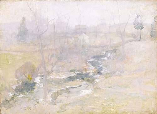End of Winter, , John Henry Twachtman