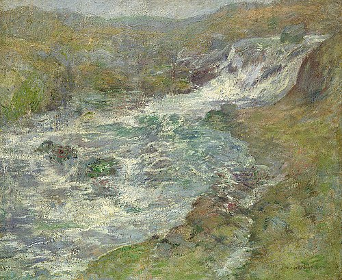 The Torrent, 1900, John Henry Twachtman