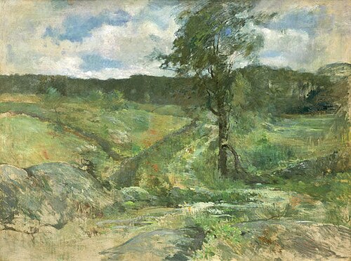 Landscape, Branchville, 1888, John Henry Twachtman