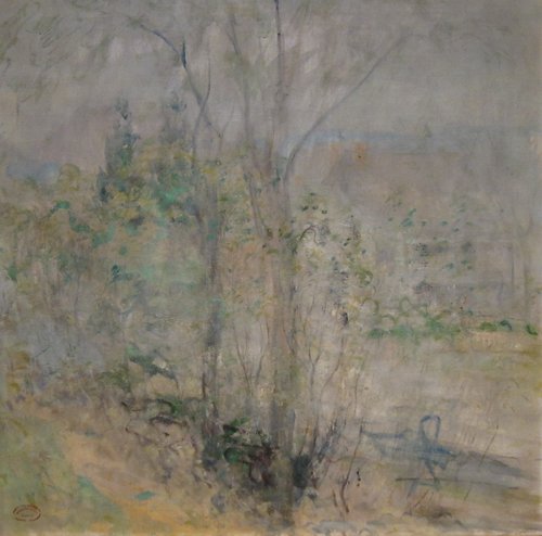 View of the Brush House, Cos Cob, Connecticut, 1901, John Henry Twachtman