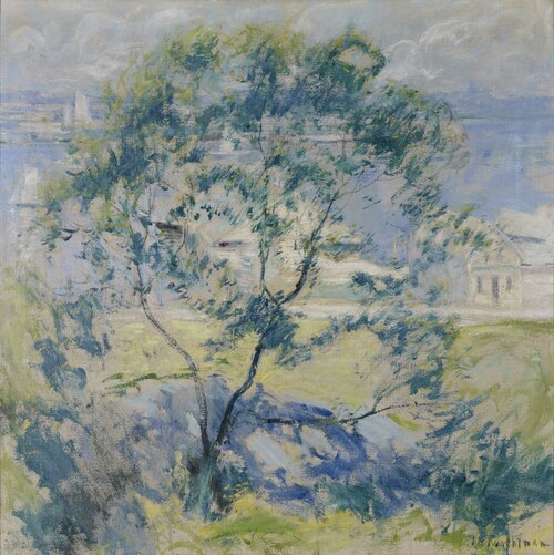 The Wild Cherry Tree, 1900, John Henry Twachtman