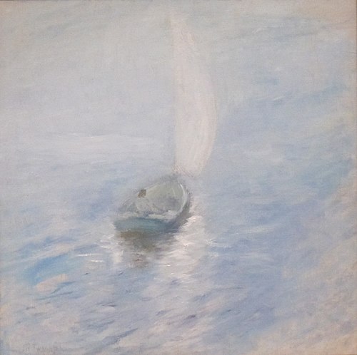 Sailing in the Mist, 1890, John Henry Twachtman