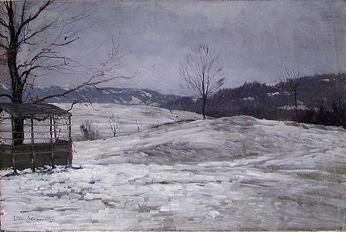 Vinterlandskap, , Ludwig Skramstad