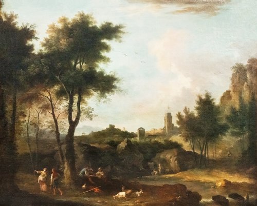Paysage, 1700, Giovanni Francesco Grimaldi