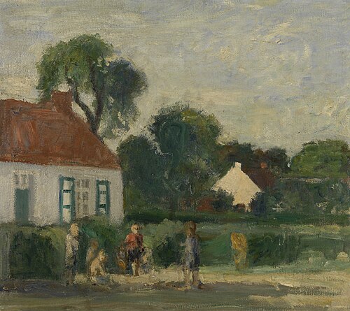 Oude baan in Schilde, 1950, Albert Van Dyck
