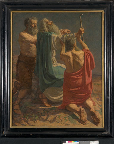 Mozes en de strijd tegen de Amalekiten, 1910, Albert Verschuuren