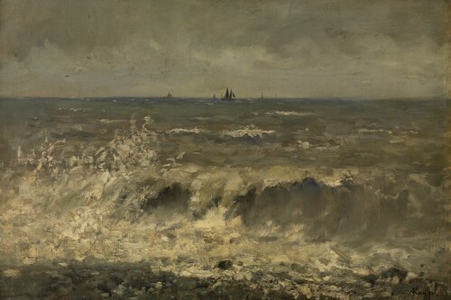 Turbulent Sea, , Alfred de Knyff