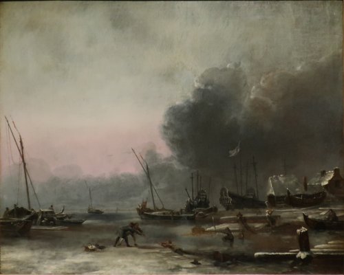 Winter Landscape, 1641, Hendrik Jacobsz Dubbels
