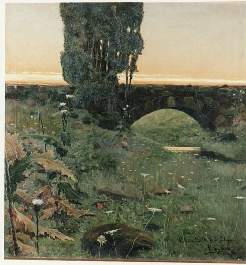 Paisatge amb pont, 1890, Hermenegildo Anglada Camarasa