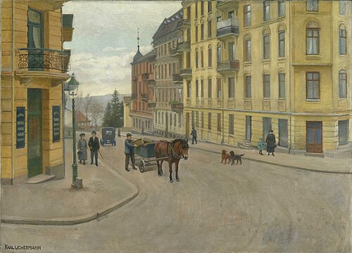 Tostrupsgate, 1915, Karl Uchermann