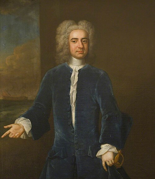 Admiral Thomas Davers (1689-1746/7), 1714, Enoch Seeman