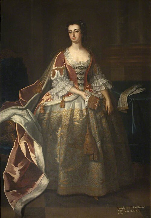 Isabella Blackett, Countess of Buchan (d.1763), 1745, Enoch Seeman