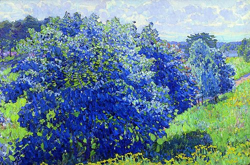 The blue bush, 1908, Constantin Juon