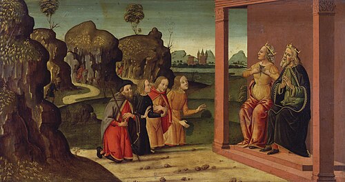 Job Story: Message of Misfortune, 1488, Pseudo Bartolomeo di Giovanni