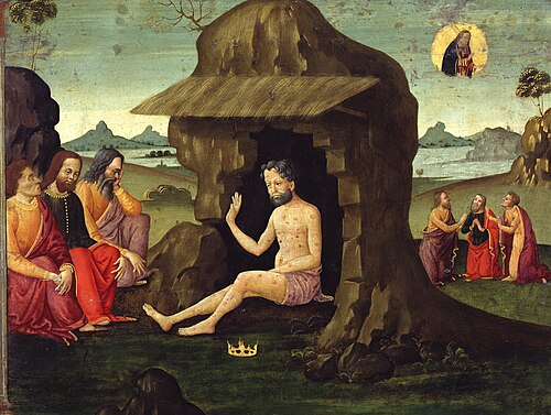Job Story: The Sick Job Outdoors, 1488, Pseudo Bartolomeo di Giovanni