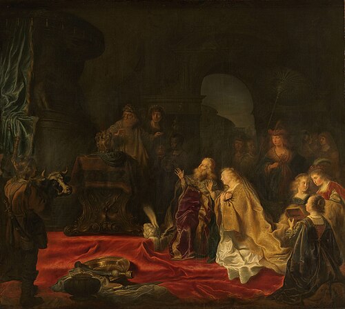 l'Idolâtrie de Salomon, 1644, Salomon Koninck