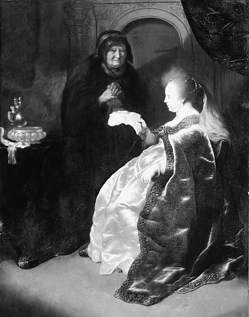 Esther reading Haman's Decree of the Extermination of the Jews, 1650, Salomon Koninck