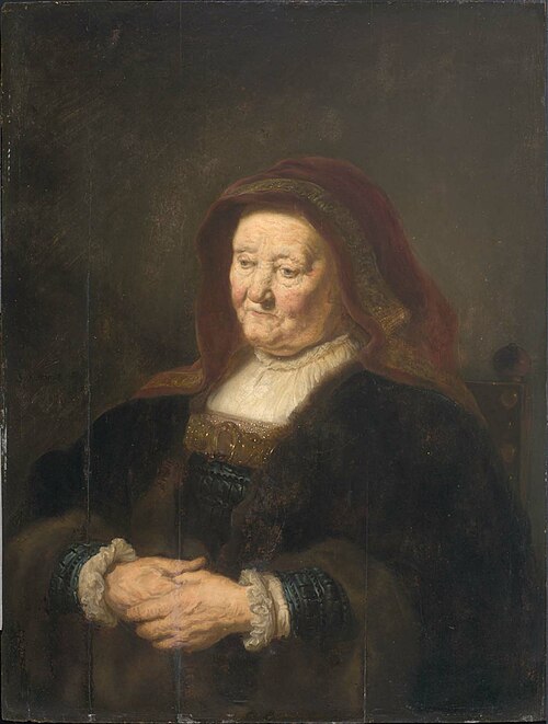 Portrait of an Old Woman, , Salomon Koninck