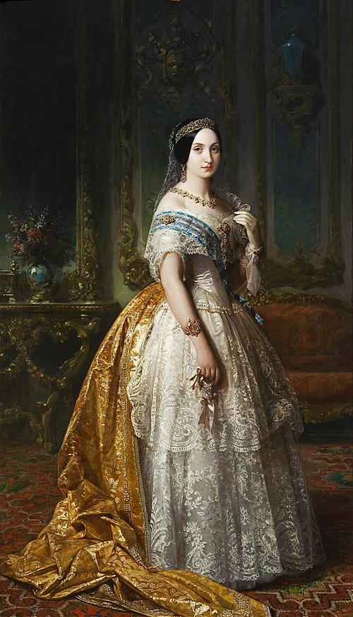 La infanta Luisa Fernanda de Borbón, duquesa de Montpensier, 1851, Federico de Madrazo
