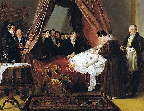 La enfermedad de Fernando VII, 1833, Federico de Madrazo