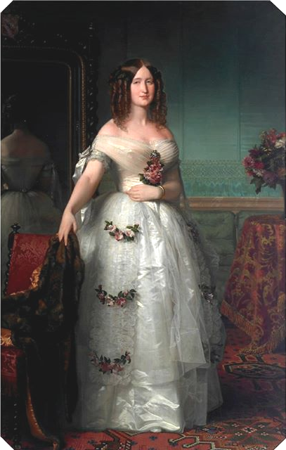 Eugenia de Montijo, condesa de Teba, 1849, Federico de Madrazo y Kuntz