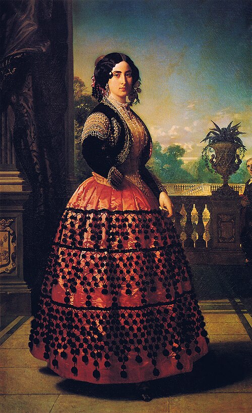 Ángela Pérez de Barradas y Fernández de Córdoba, duquesa de Medinacelli, 1854, Federico de Madrazo y Kuntz