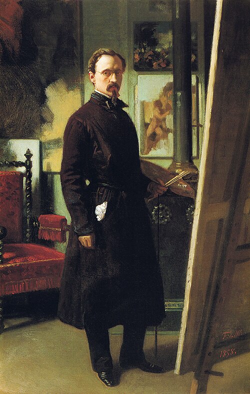Autorretrato, 1858, Federico de Madrazo y Kuntz