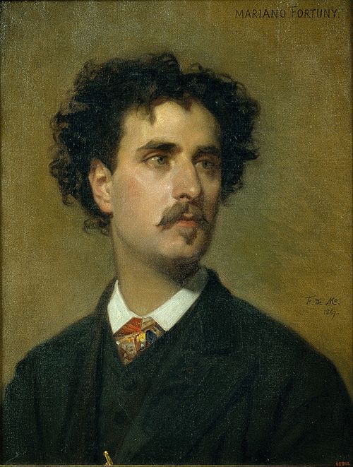 Portrait of Marià Fortuny, 1867, Federico de Madrazo y Kuntz