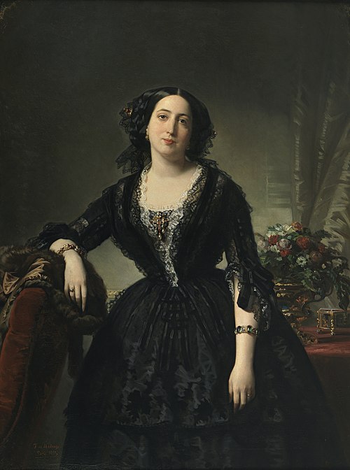 María Dolores de Aldama, Marchioness of Montelo, 1855, Federico de Madrazo y Kuntz