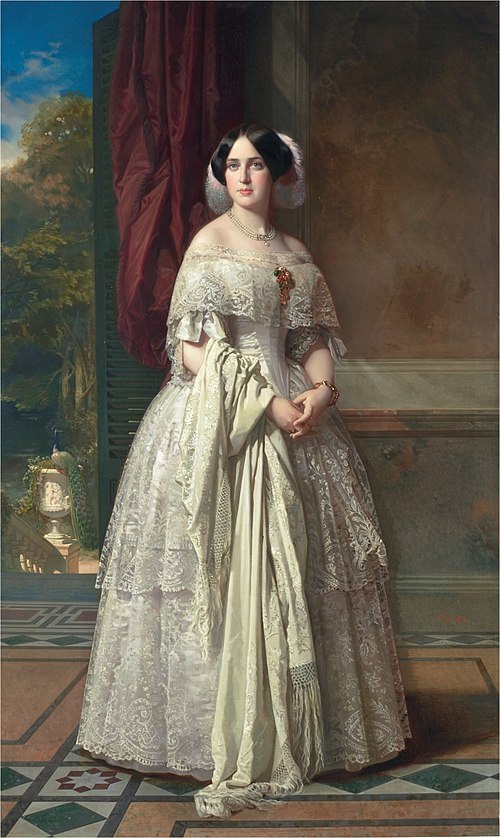 Josefa del Águila y Ceballos, later Marchioness of Espeja, 1852, Federico de Madrazo y Kuntz