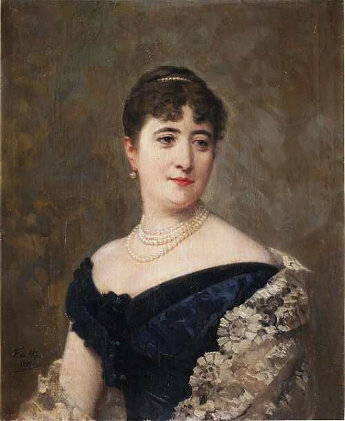 Purificación Fontán, marquesa del Pazo de la Merced, 1885, Federico de Madrazo y Kuntz