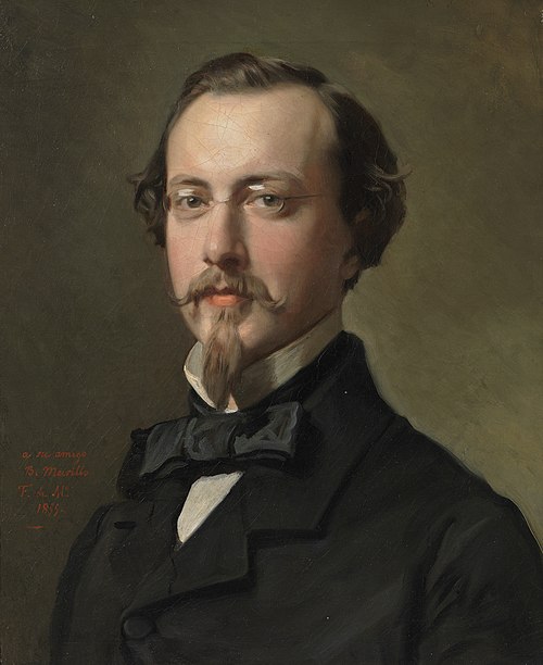 El pintor Benito Soriano Murillo, 1855, Federico de Madrazo y Kuntz